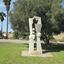 פסל בקיבוץ דליה - Statue at Kibbutz Dalia
