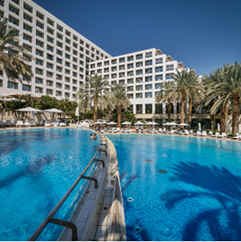 בריכת מלון ישרוטל ים המלח - Hotel Pool Isrotel Dead Sea