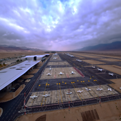 שדה תעופה רמון זוית צילום מלמעלה - Ramon Airport High Angle Shot
